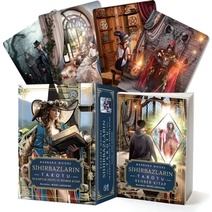 Butik Yayınları Sihirbazların Tarotu 78 Kartlık Deste ve 312 Sayfalık Rehber Kitap – Gizemli Tarot ve Sihir Sanatı Seti
