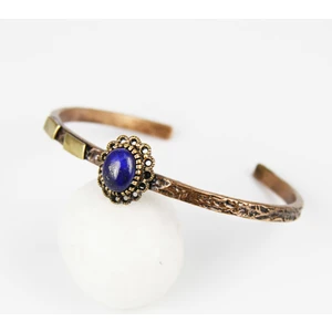 Tılsım Lapis Lazuli Taşlı El Işleme Bileklik