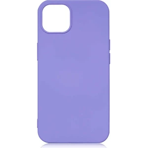 Case 4U Apple iPhone 13 Mini Kılıf Lansman Içi Kadife Soft Yumuşak Dokulu Liquid Silikon Lila