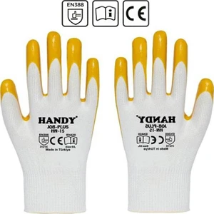 Hn-15 Nitril Kaplama Iş Eldiveni Sanayi Inşaat Usta Eldiven 10/xl 1 Çift