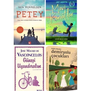 Petey - Mavi Kanatlar - Güneşi Uyandıralım - Demiryolu Çocukları - 4 Kitap