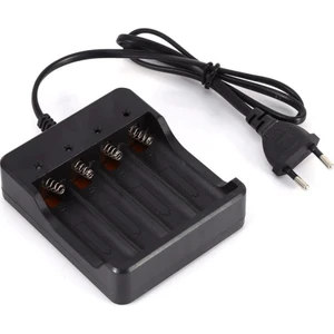 Li-Ion 18650 3.7V Pil Şarj Aleti 4'lü Dolum Cihazı