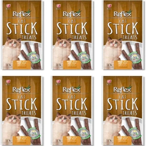 Biftekli Kedi Ödül Çubuğu 6'lı Set