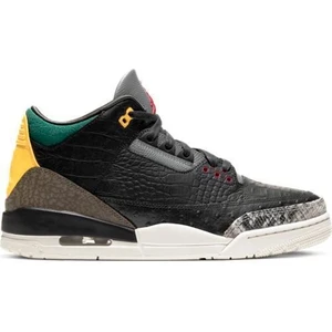 Air Jordan 3 Retro Se Siyah Erkek Basketbol Ayakkabısı - CV3583-003
