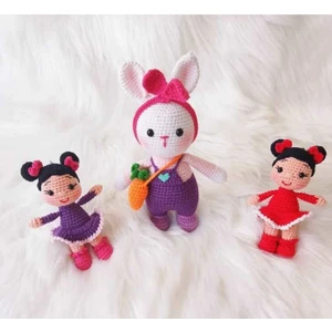 Toys City Tavşanlı Minik Takım Organik Oyuncak