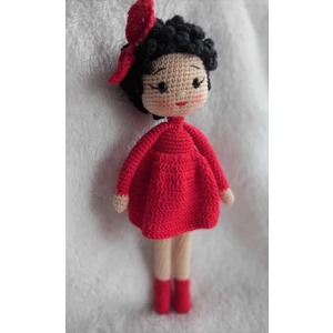 Toys City Kırmızı Sade Bebek Organik Oyuncak