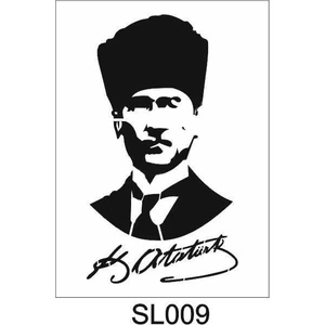 E Hobici SL-009 Siluet Desenler Stencil Şablon 21 x 30 cm