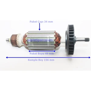 Black&decker Tipi CD-115 Endüvi Rotor Kollektör