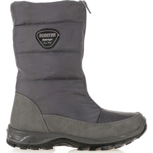 Su Geçirmez Gri Kadın Kar Botu Z5547TG