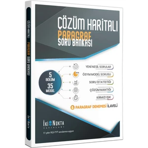 İki Nokta Yayınları Çözüm Haritalı Paragraf Soru Bankası