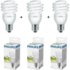 2700K Enerji Tasarruflu Spiral Ampul - 1883 Sarı Işık 3 Adet