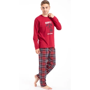 Erkek Baskılı Pijama Takımı Uzun Kollu Tampap 2170