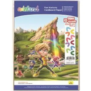 Fon Kartonu 25X35 160 gr Karışık 10'lu Poşet