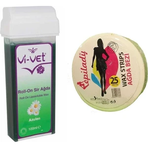 Sir Ağda Azulen Roll - On 100 ml - Ağda Bezi 25 Metre