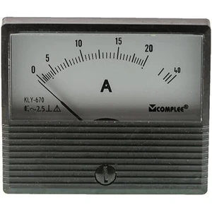 20A Analog Ampermetre - Panel Tipi Ölçü Aleti KLY-T670