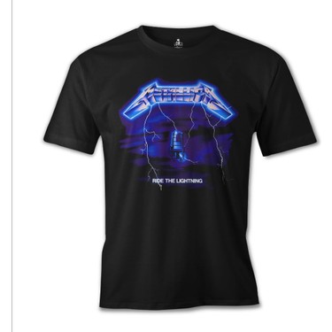 T-Shirt Metallica - Ride The Lightning Siyah Erkek Tshirt Fiyatı