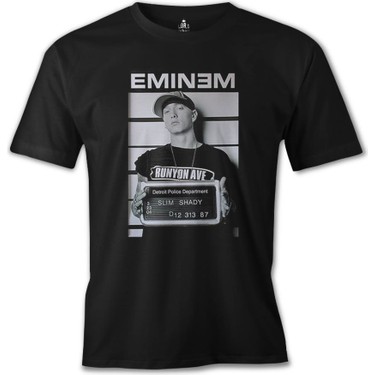 T-Shirt Eminem - Detroit Siyah Erkek Tshirt Fiyatı