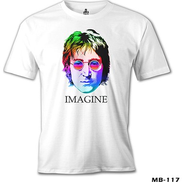 T-Shirt John Lennon - Imagine Beyaz Erkek Tshirt Fiyatı
