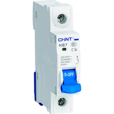 Chint 192179 16A 1 Kutup C Tipi 6ka Otomatik