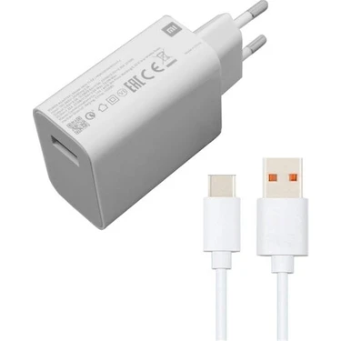 Xiaomi 33W Turbo Şarj Aleti Seti Type C 3A Qualcomm