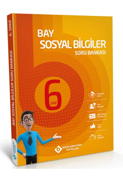 Bilim Anahtarı Yayınları Bay 6. Sınıf Sosyal Bilgiler Soru Bankası