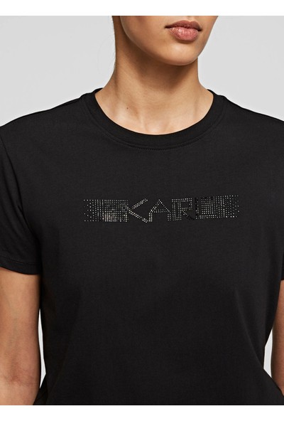 KARL LAGERFELD T-Shirt, Xs, Siyah