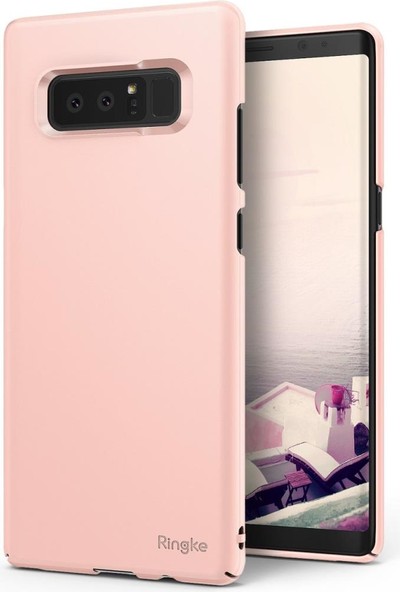 Ringke Slim Galaxy Note 8 Kılıf Peach Pink