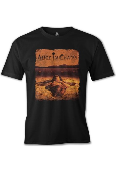 T-Shirt Alice In Chains - Dirt Siyah Erkek Tshirt