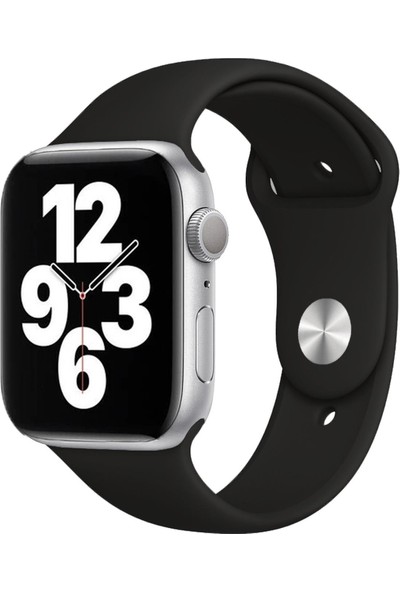 Melikzade Apple Watch 7 6 5 4 3 2 1 Se 42MM-44MM-45MM S/m Spor Silikon Kordon