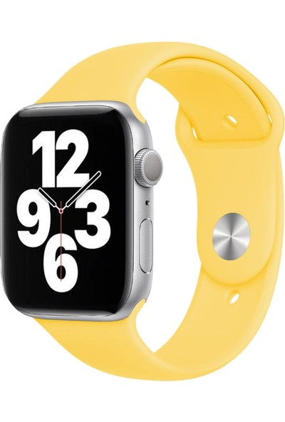 Melikzade Apple Watch 7 6 5 4 3 2 1 Se 38MM-40MM-41MM M/l Spor Silikon Kordon