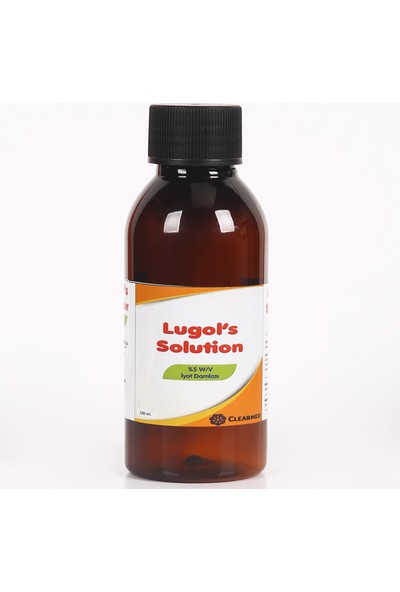 Clearmed Lugol's Solution %5 Iyot Damlası 100 ml