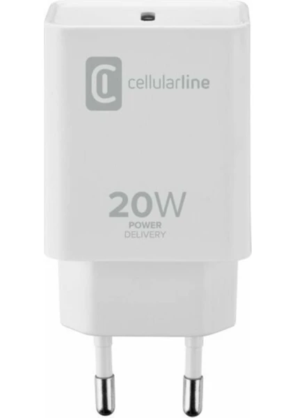 Cellular Line Cellularline 20W Type-C Şarj Adaptörü