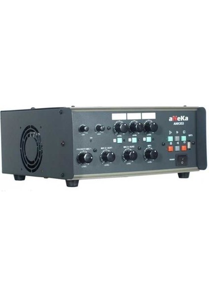 Atak ANK-353 3X60W 100V 2 Mikrof Girişli Mp3 Mikse