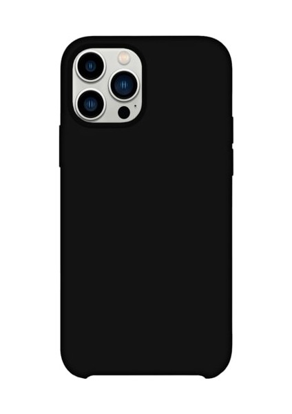Buff Apple iPhone 13 Pro Max Rubber Fit Kılıf Siyah
