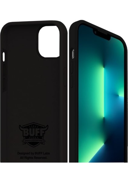 Buff Apple iPhone 13 Pro Max Rubber Fit Kılıf Siyah modelleri