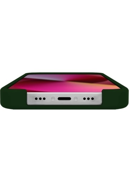 Buff Apple iPhone 13 Rubber Fit Kilif Yeşil