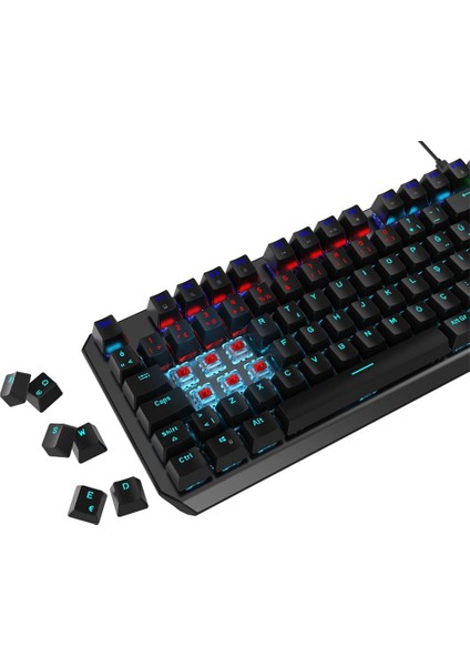 Overlord Red Switch 88 Tuşlu Compact Mekanik Oyuncu Klavye