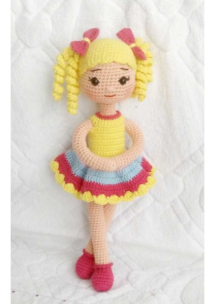 Sarı Şeker Kız Organik Oyuncak