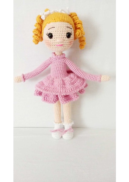 Pembe Tanyel Bebek Organik Oyuncak