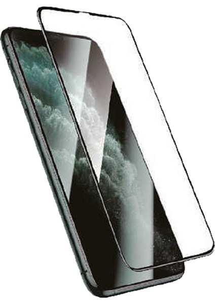 Apple iPhone 13 Uyumlu Tam Kapatan 5d Ekran Koruyucu Kırılmaz Cam Siyah