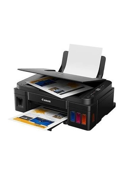 A4 Renkli G2411 Inkjet Yazıcı Tarayıcı Fotokopi 8.8/5sayfa USB 2.0 Tanklı