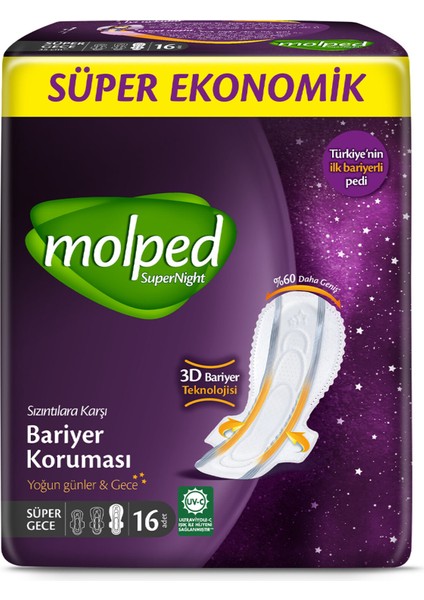 Supernight Süper Ekonomik Süper Gece 16'lı