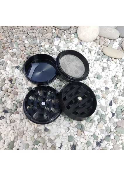 Siyah 52MM. 4 Katlı Grinder Herbal Öğütücüsü Parçalayıcı RB84SY fiyatları