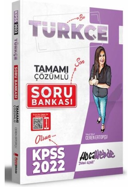 2022 KPSS Türkçe Tamamı Çözümlü Soru Bankası