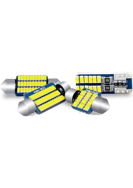 Renault Clio 4 Led Iç Aydınlatma Ampul Seti Parlak Beyaz