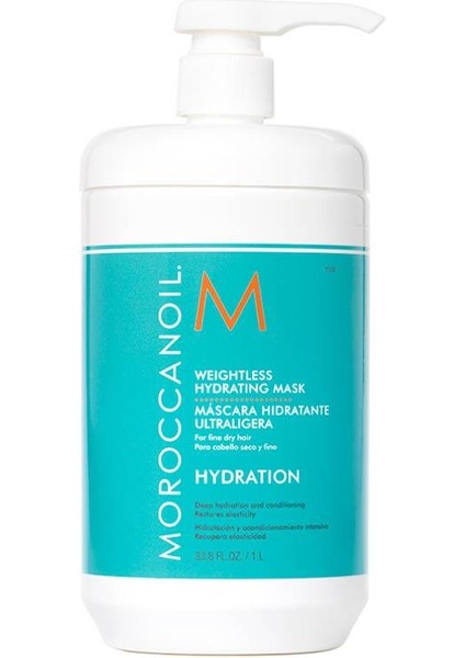 Weightless Hydrating Ağırlık Yapmayan Nemlendirici Maske 1000 ml