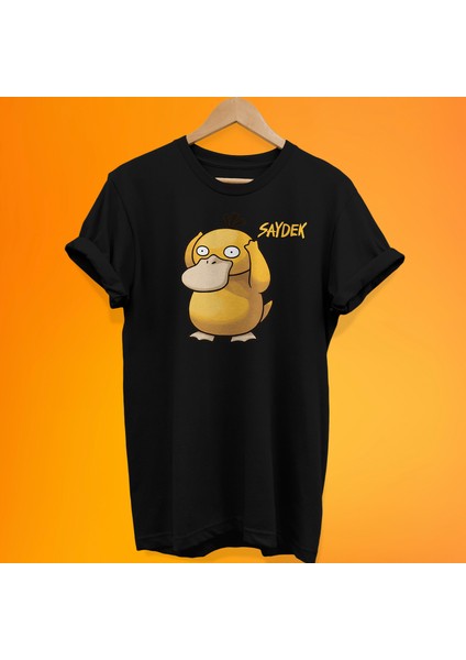 Pokemon Saydek Baskılı %100 Pamuk Oversize T-Shirt Büyük Beden Tişört