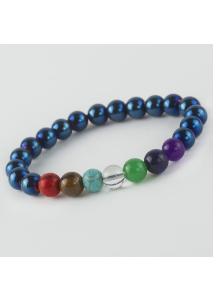 7'li Doğaltaş Çakra Bileklik