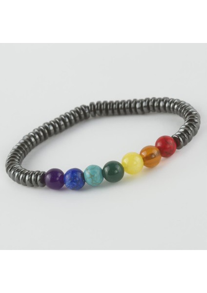 7'li Doğaltaş Çakra Bileklik