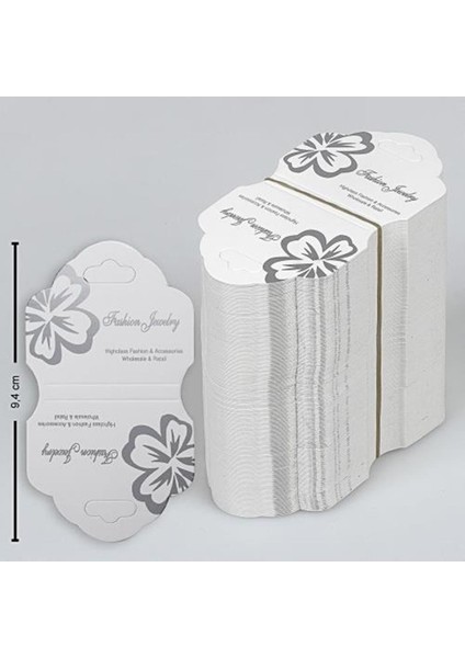 Çiçekli Kolye Kartı